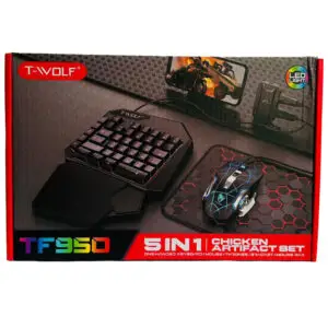 Twolf Tf950 5 In 1 Combo Gaming Keyboard And Mouse Wire