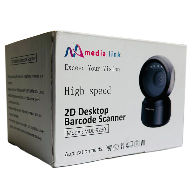 Media link Mdl-9230 2d Desktop Barcode Scanner - Image 2